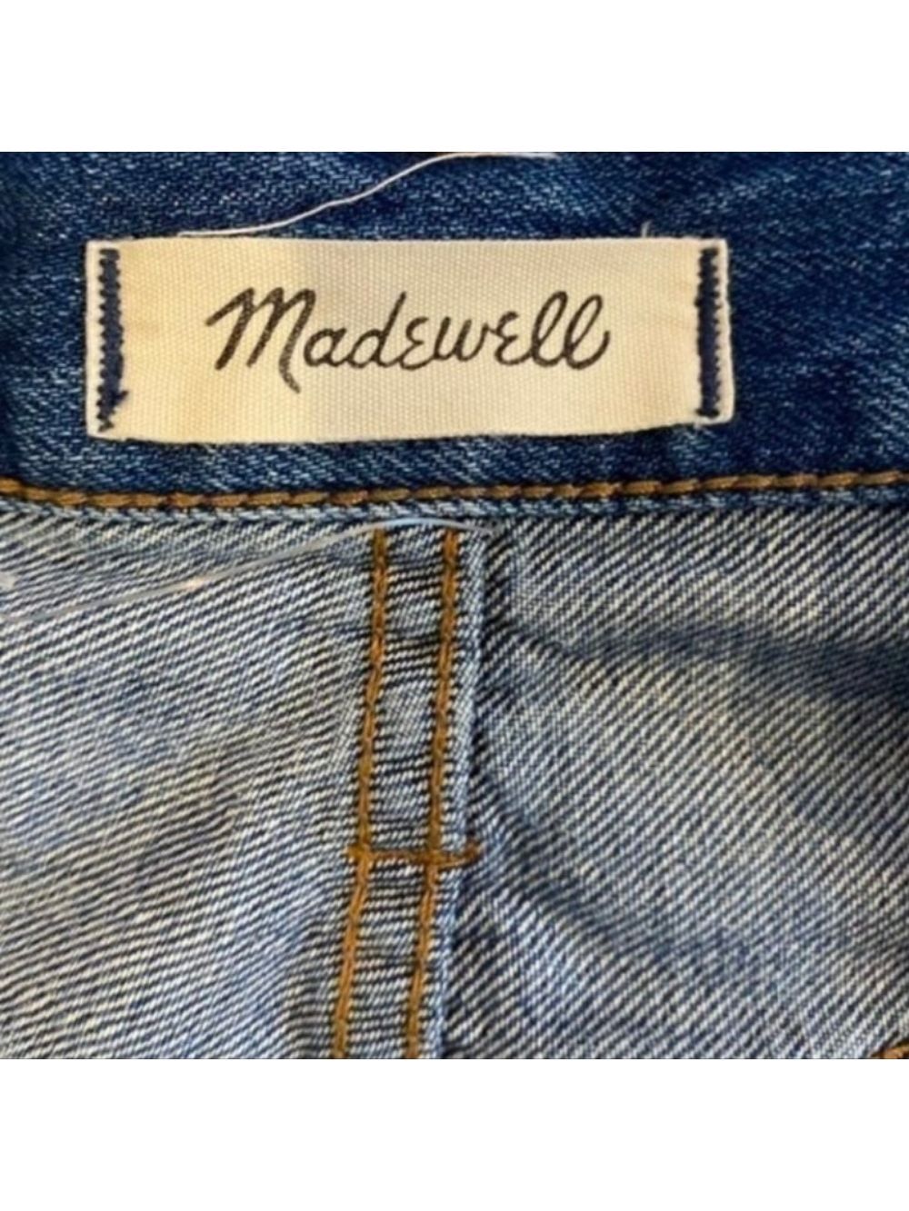 Madewell Rigid Denim A-line Jean Skirt - Picture 10 of 11